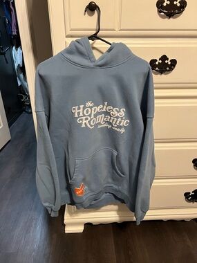 Hopeless Romantic Puff Print Hoodie
